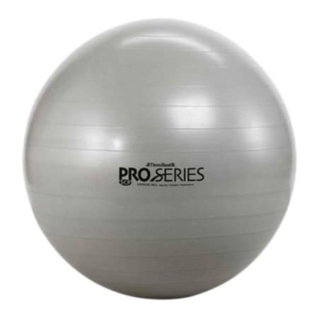 Fabrication Enterprises Thera-Band SCP Pro Series Inflatable Exercise Ball, 85 cm (34"), Silver 30-1880